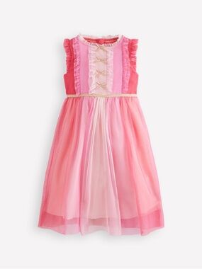 Mini Boden Panelled Frill Tulle Dress